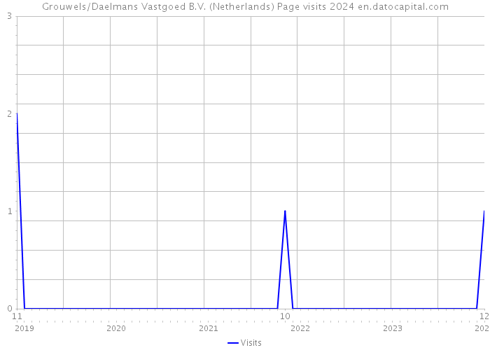 Grouwels/Daelmans Vastgoed B.V. (Netherlands) Page visits 2024 