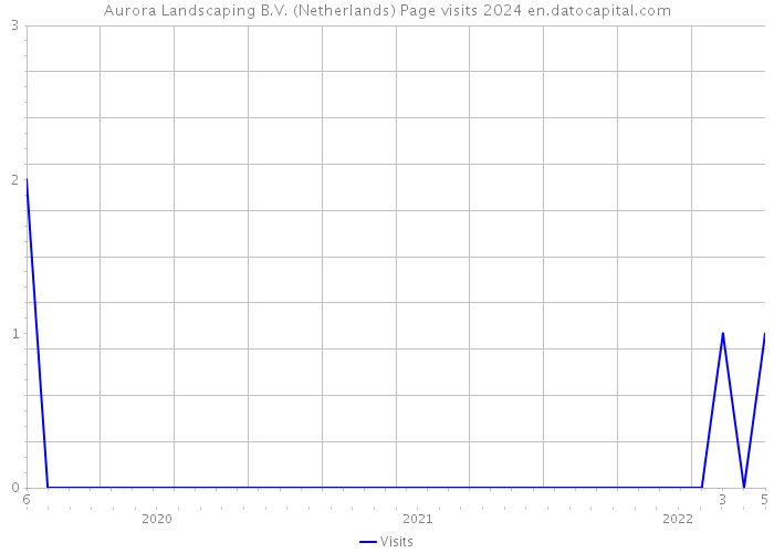 Aurora Landscaping B.V. (Netherlands) Page visits 2024 