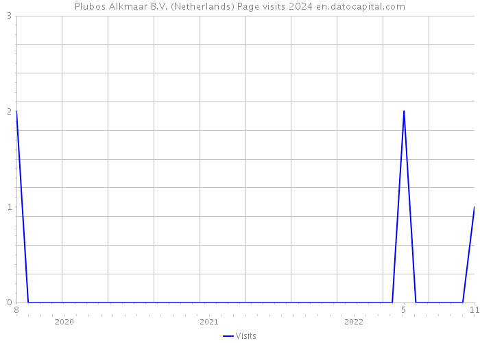 Plubos Alkmaar B.V. (Netherlands) Page visits 2024 
