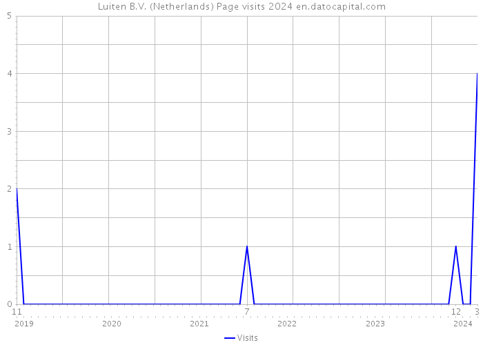 Luiten B.V. (Netherlands) Page visits 2024 