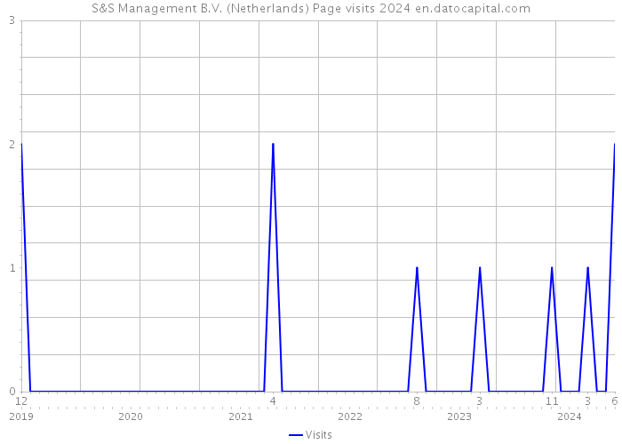 S&S Management B.V. (Netherlands) Page visits 2024 