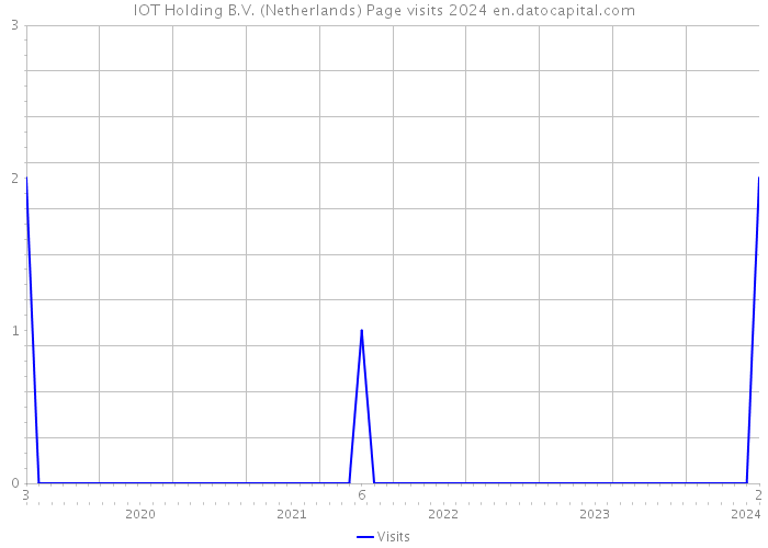 IOT Holding B.V. (Netherlands) Page visits 2024 