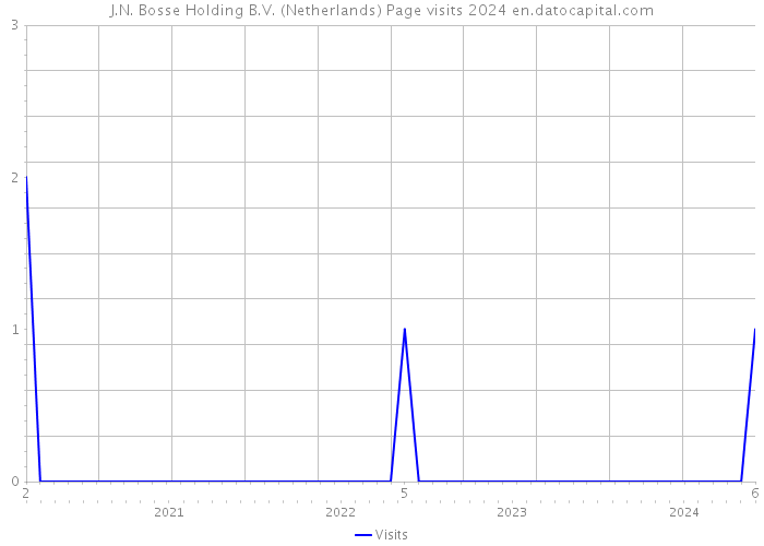 J.N. Bosse Holding B.V. (Netherlands) Page visits 2024 