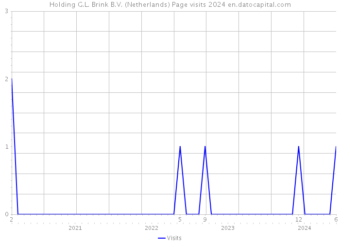 Holding G.L. Brink B.V. (Netherlands) Page visits 2024 