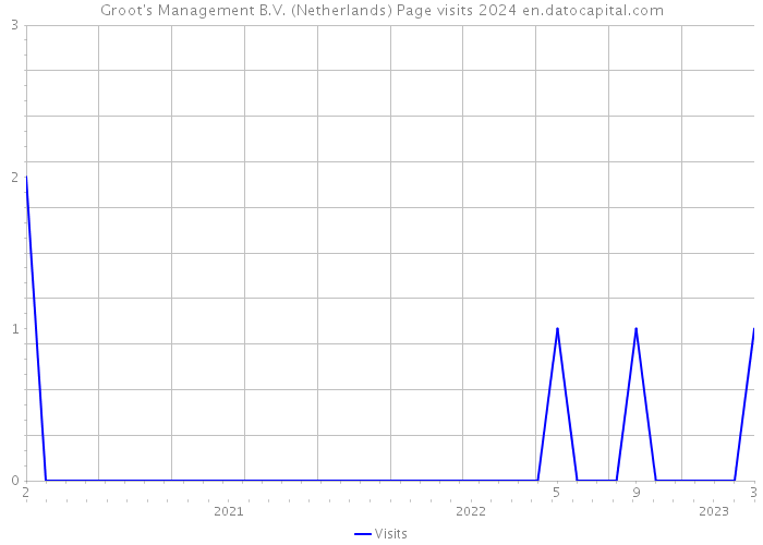 Groot's Management B.V. (Netherlands) Page visits 2024 