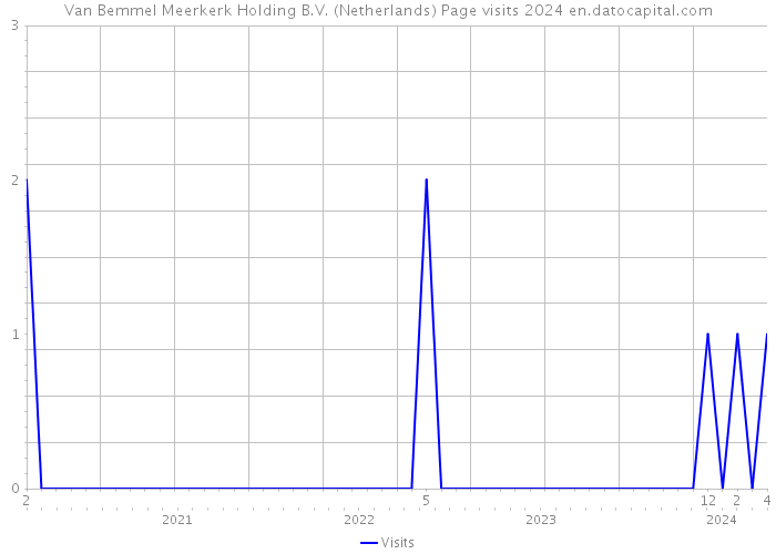 Van Bemmel Meerkerk Holding B.V. (Netherlands) Page visits 2024 