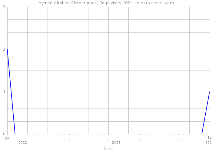 Ayman Altaher (Netherlands) Page visits 2024 