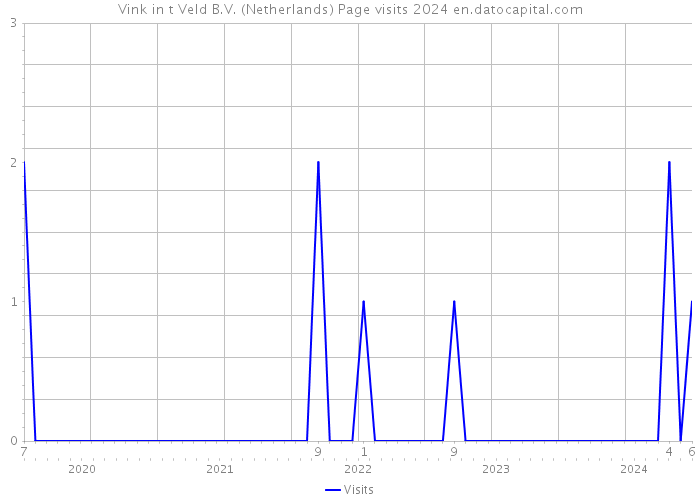 Vink in t Veld B.V. (Netherlands) Page visits 2024 