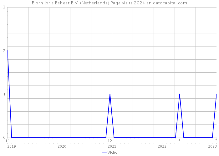 Bjorn Joris Beheer B.V. (Netherlands) Page visits 2024 
