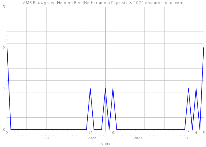 AMS Bouwgroep Holding B.V. (Netherlands) Page visits 2024 