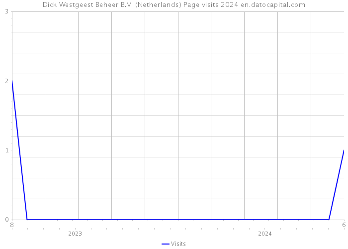 Dick Westgeest Beheer B.V. (Netherlands) Page visits 2024 