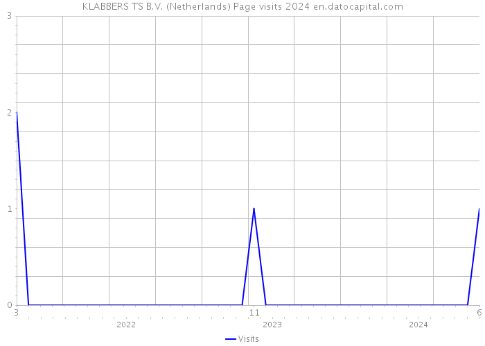 KLABBERS TS B.V. (Netherlands) Page visits 2024 