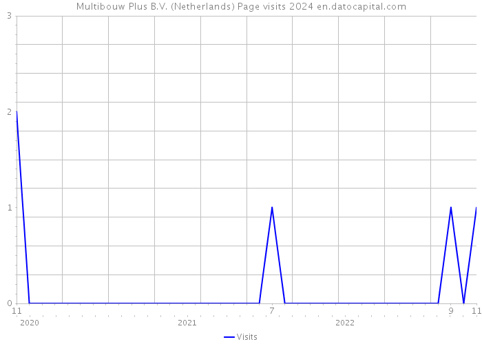 Multibouw Plus B.V. (Netherlands) Page visits 2024 