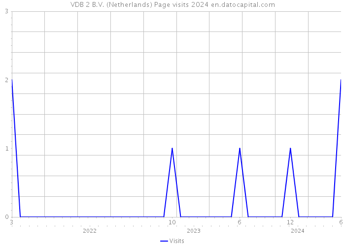 VDB 2 B.V. (Netherlands) Page visits 2024 