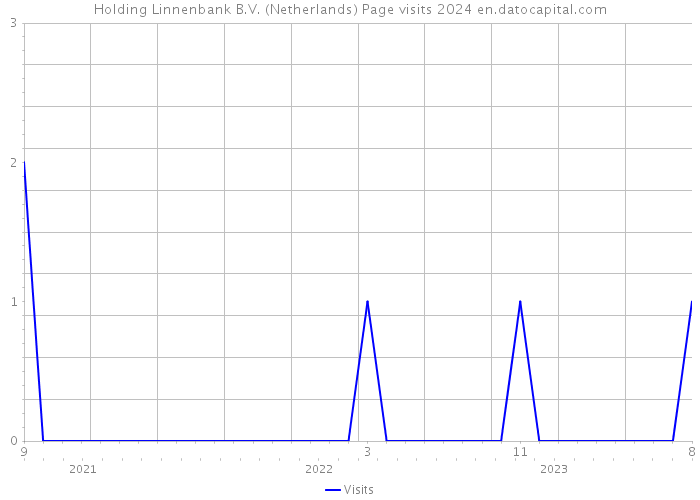 Holding Linnenbank B.V. (Netherlands) Page visits 2024 