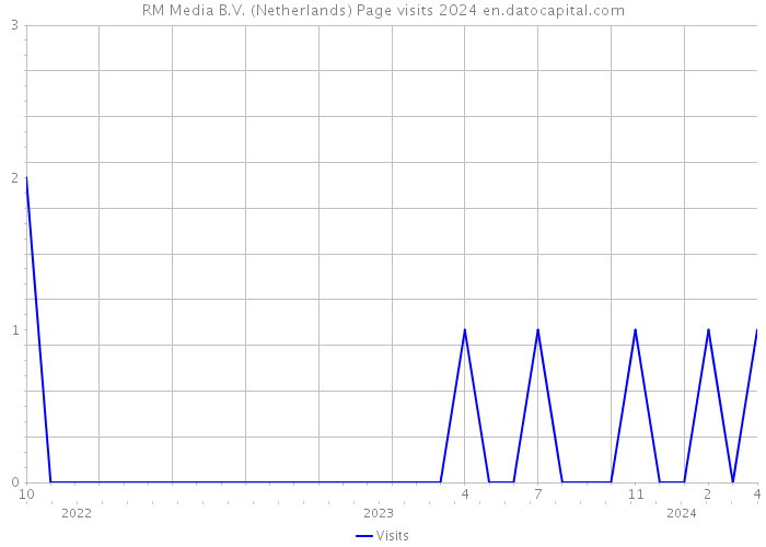 RM Media B.V. (Netherlands) Page visits 2024 
