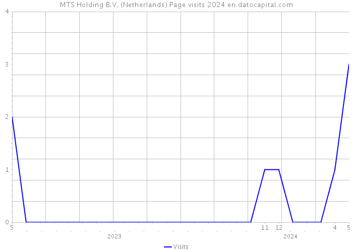 MTS Holding B.V. (Netherlands) Page visits 2024 