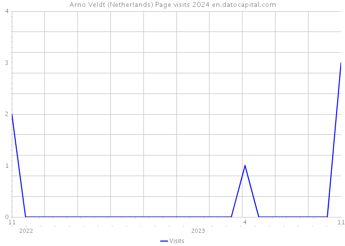 Arno Veldt (Netherlands) Page visits 2024 