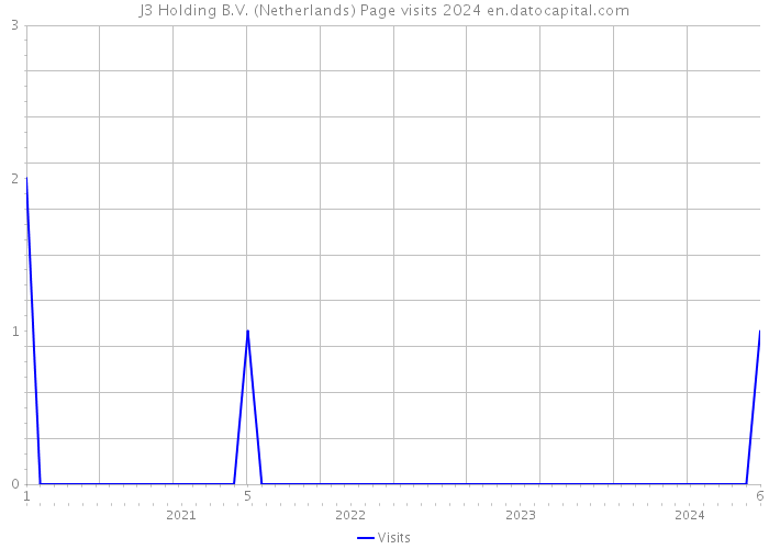J3 Holding B.V. (Netherlands) Page visits 2024 