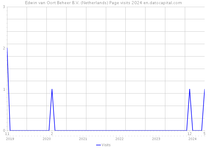 Edwin van Oort Beheer B.V. (Netherlands) Page visits 2024 