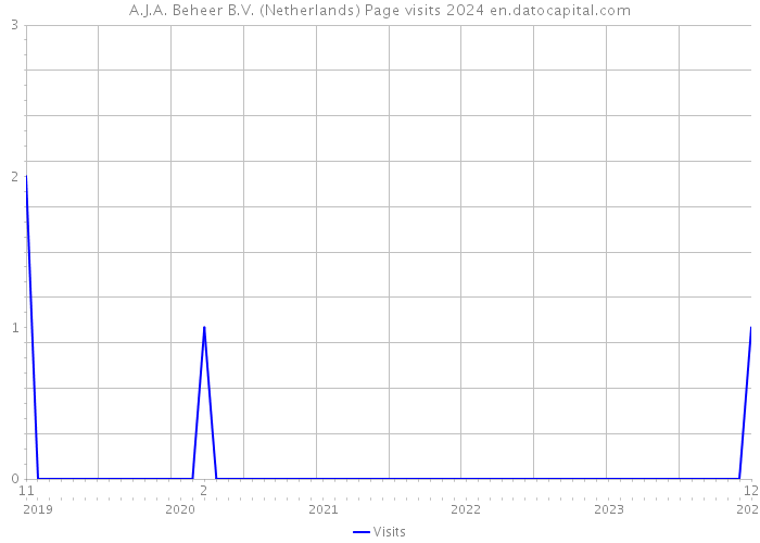A.J.A. Beheer B.V. (Netherlands) Page visits 2024 