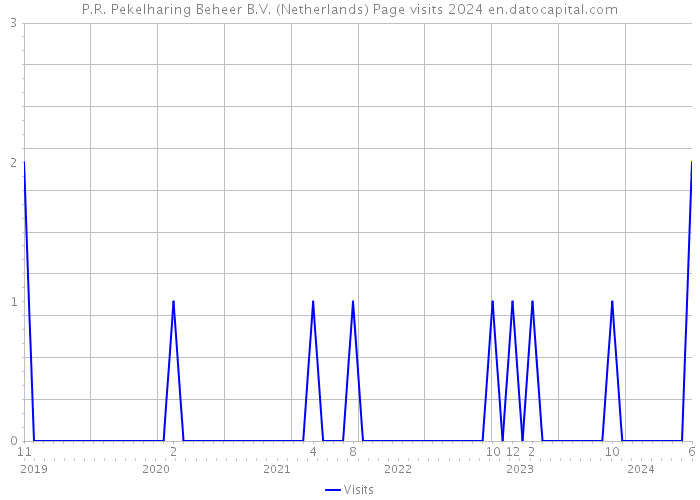 P.R. Pekelharing Beheer B.V. (Netherlands) Page visits 2024 