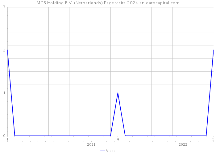 MCB Holding B.V. (Netherlands) Page visits 2024 
