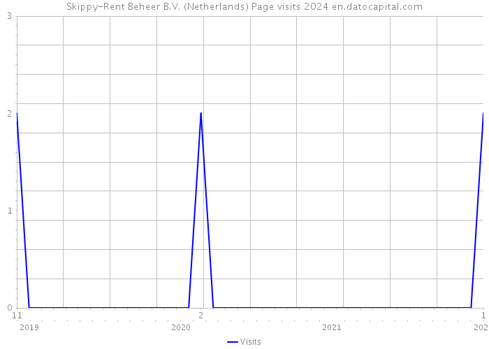 Skippy-Rent Beheer B.V. (Netherlands) Page visits 2024 