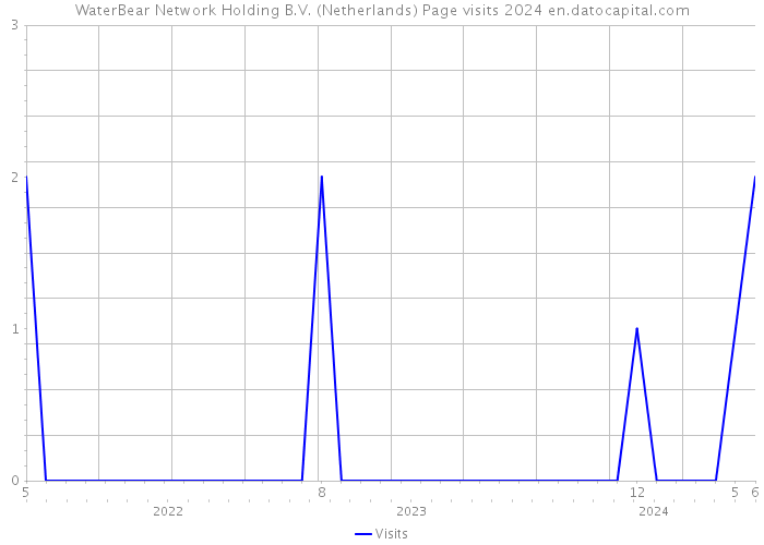 WaterBear Network Holding B.V. (Netherlands) Page visits 2024 