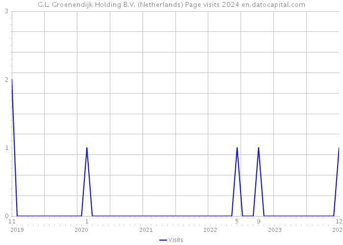 G.L. Groenendijk Holding B.V. (Netherlands) Page visits 2024 