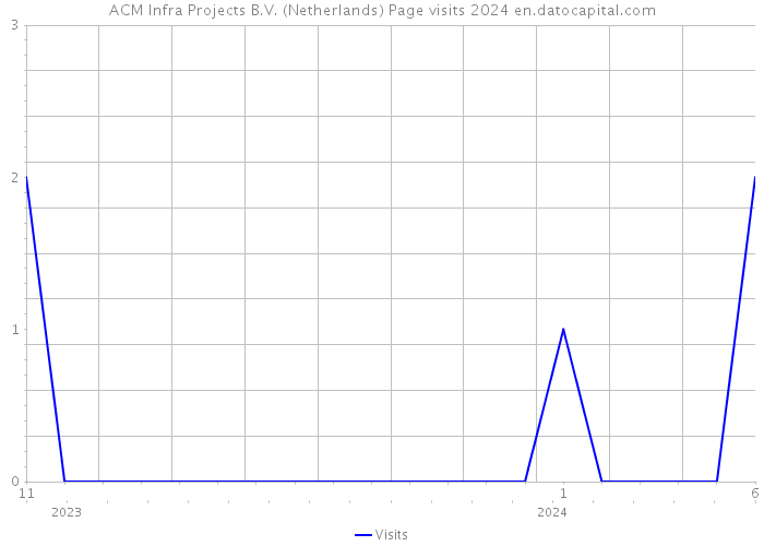 ACM Infra Projects B.V. (Netherlands) Page visits 2024 