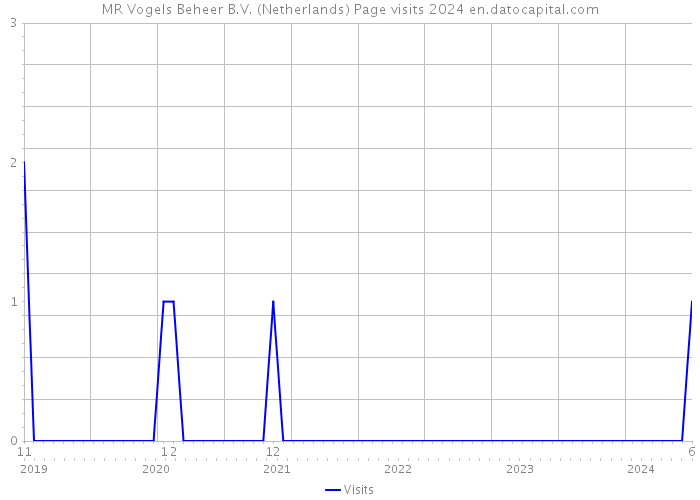 MR Vogels Beheer B.V. (Netherlands) Page visits 2024 