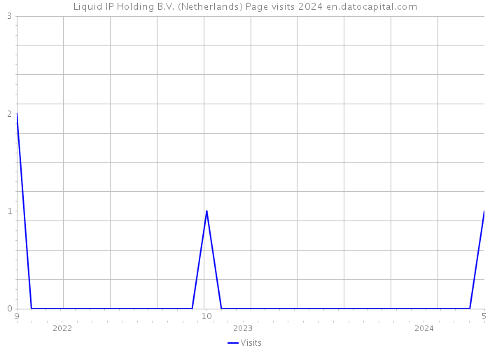 Liquid IP Holding B.V. (Netherlands) Page visits 2024 