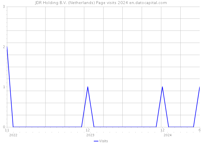 JDR Holding B.V. (Netherlands) Page visits 2024 