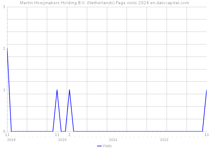 Martin Hoeijmakers Holding B.V. (Netherlands) Page visits 2024 