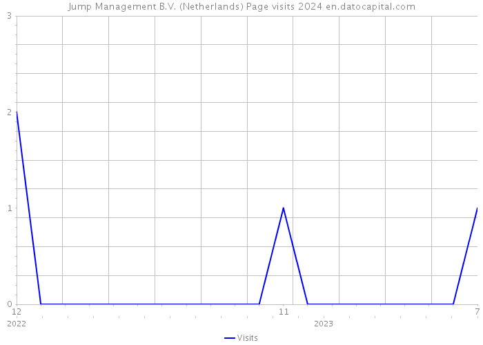 Jump Management B.V. (Netherlands) Page visits 2024 