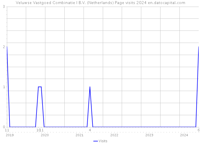 Veluwse Vastgoed Combinatie I B.V. (Netherlands) Page visits 2024 