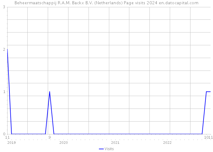 Beheermaatschappij R.A.M. Backx B.V. (Netherlands) Page visits 2024 