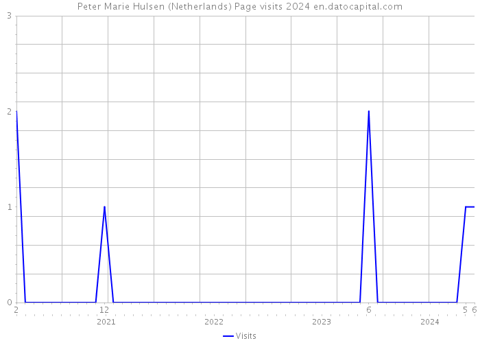 Peter Marie Hulsen (Netherlands) Page visits 2024 