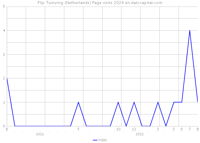 Flip Tuinzing (Netherlands) Page visits 2024 