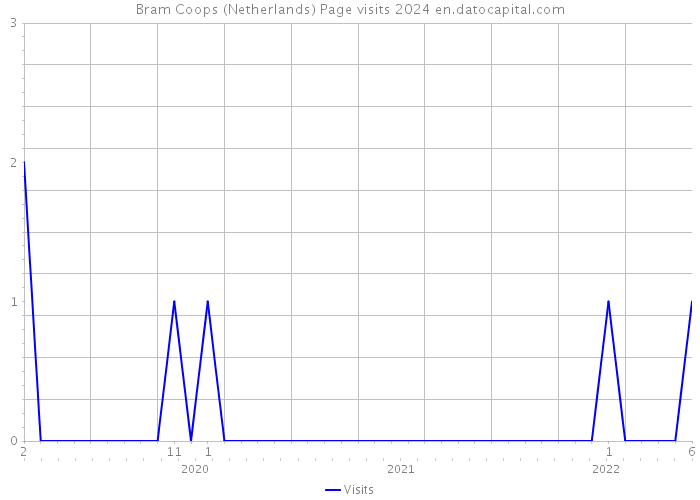 Bram Coops (Netherlands) Page visits 2024 