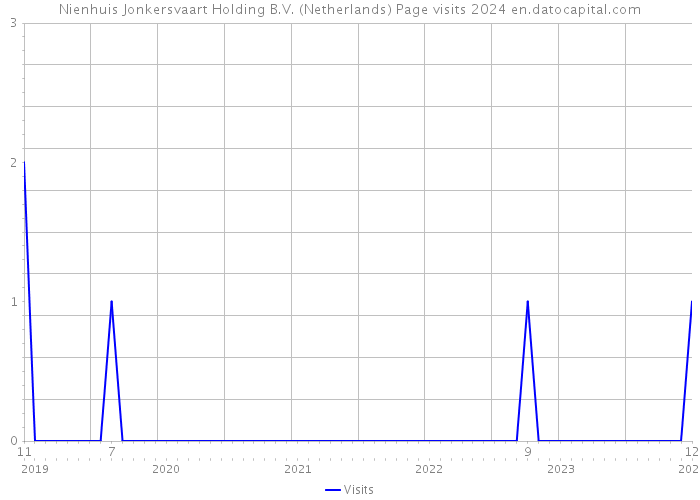Nienhuis Jonkersvaart Holding B.V. (Netherlands) Page visits 2024 