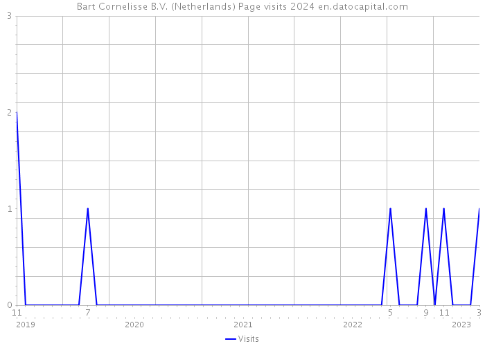 Bart Cornelisse B.V. (Netherlands) Page visits 2024 