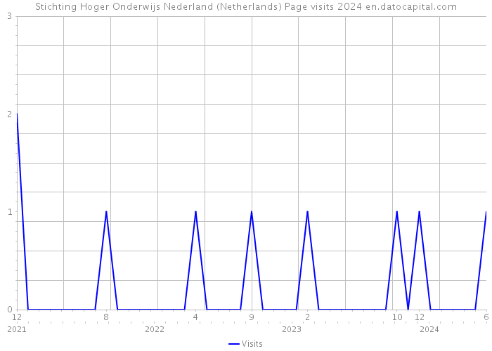 Stichting Hoger Onderwijs Nederland (Netherlands) Page visits 2024 