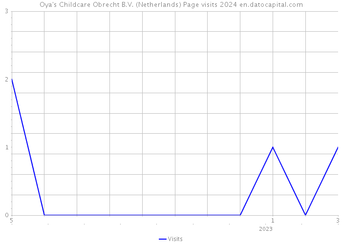 Oya's Childcare Obrecht B.V. (Netherlands) Page visits 2024 