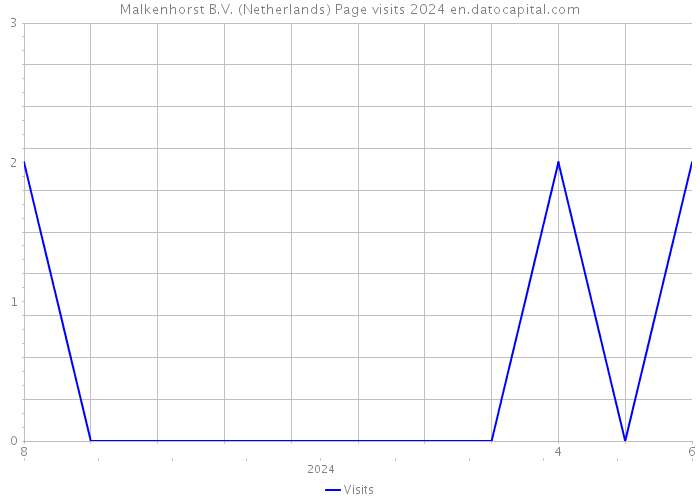Malkenhorst B.V. (Netherlands) Page visits 2024 