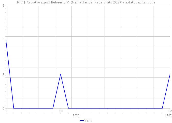 R.C.J. Grootswagers Beheer B.V. (Netherlands) Page visits 2024 
