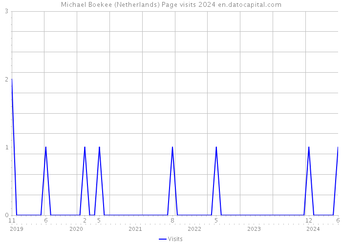 Michael Boekee (Netherlands) Page visits 2024 