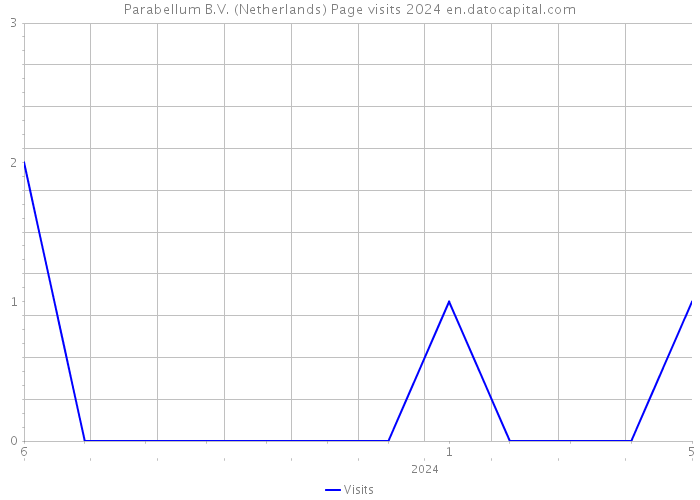 Parabellum B.V. (Netherlands) Page visits 2024 