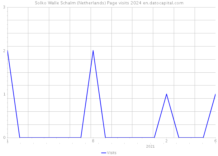 Solko Walle Schalm (Netherlands) Page visits 2024 